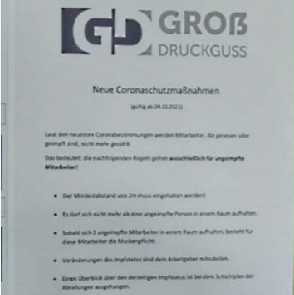 Gross Druckguss unter Druck